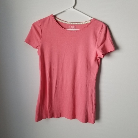 The Talbots Tee 2 Piece Bundle Coral & Blue Petite - Picture 7 of 9
